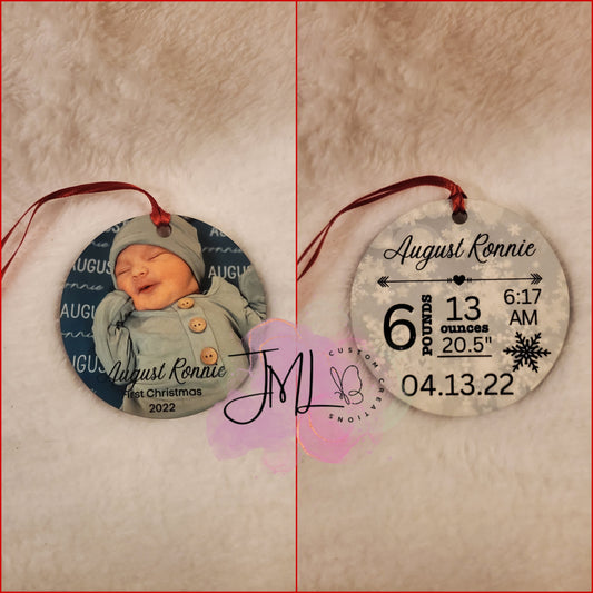 Personalized ornament, gifts for him, gifts for her, personalized ornament, christmas gift, christmas ornament, custom ornament, tree, christmas, personalized, ornament, personal gift, gift idea, personal creation, personal gift for him, personal gift for her, round ornament,